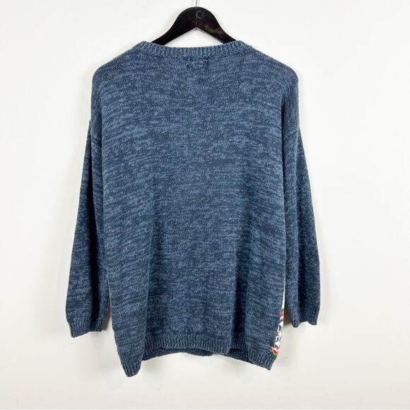 Vintage Carly St. Claire Snowman Embroidered Christmas Sweater Size Medium - Picture 4 of 4